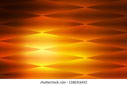 Dark Orange vector seamless cover in polygonal style. Decorative design in abstract style with rectangles. Pattern for design of fabric, wallpapers.
