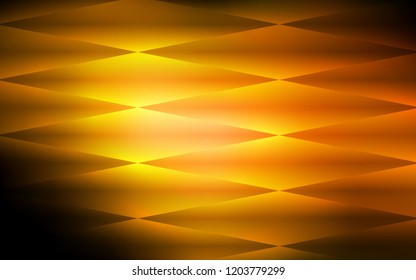 Dark Orange vector seamless cover in polygonal style. Modern abstract illustration with colorful rectangles. Pattern for trendy fabric, wallpapers.