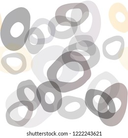 Dark Orange vector seamless cover with circles. Colorful illustration with blurred circles in nature style. Trendy design for wallpaper, fabric makers.
