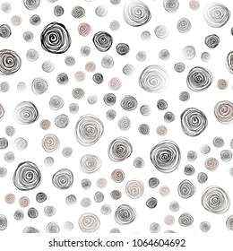 Dark Orange vector seamless doodle bright template. Colorful abstract illustration with flowers in doodle style. Completely new design for your business.