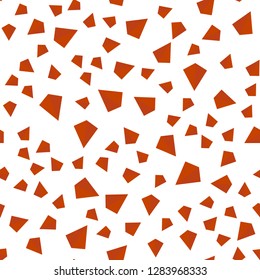 Dark Orange vector seamless, isometric backdrop with lines, triangles. Triangles on abstract background with colorful gradient. Pattern for trendy fabric, wallpapers.
