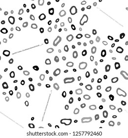Dark Orange vector seamless layout with circle spots. Colorful illustration with blurred circles in nature style. Design for textile, fabric, wallpapers.