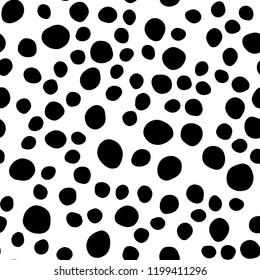 Dark Orange vector seamless template with spots. Illustration with set of shining colorful abstract circles. Pattern for design of window blinds, curtains.