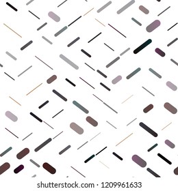 Dark Orange vector seamless template with repeated sticks. Decorative shining illustration with lines on abstract template. The pattern can be used for websites.