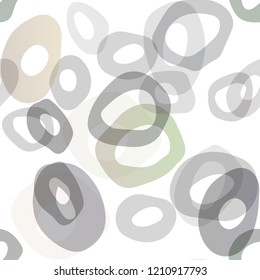 Dark Orange vector seamless template with spots. Glitter abstract illustration with blurred drops of rain. Design for textile, fabric, wallpapers.