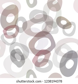 Dark Orange vector seamless template with spots. Modern abstract illustration with colorful water drops. Pattern for design of window blinds, curtains.