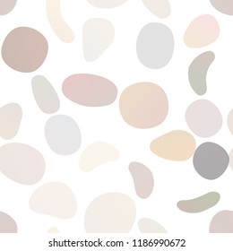 Dark Orange vector seamless texture with disks. Abstract illustration with colored bubbles in nature style. Template for business cards, websites.