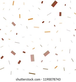 Dark Orange vector seamless texture in rectangular style. Illustration with set of colorful rectangles. Best design for your ad, poster, banner.