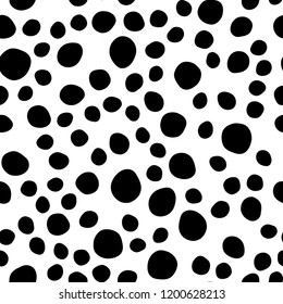 Dark Orange vector seamless texture with disks. Abstract illustration with colored bubbles in nature style. Pattern for trendy fabric, wallpapers.