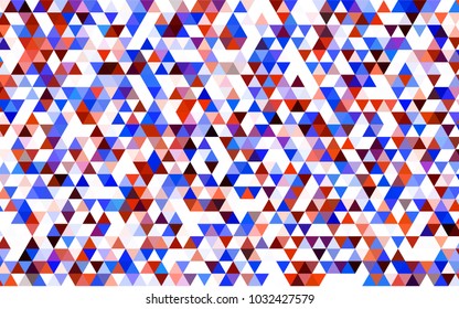 Dark Orange vector shining triangular pattern. Creative geometric illustration in Origami style with gradient. Brand-new style for your business design.