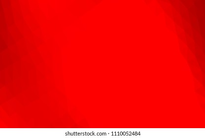 Dark Orange vector shining triangular background. Shining illustration, which consist of triangles. Brand new style for your business design.