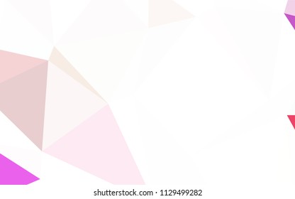 Dark Orange vector shining triangular layout. A completely new color illustration in a polygonal style. A new texture for your web site.