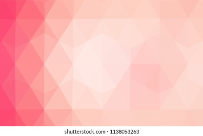 Dark Orange vector shining triangular cover. A completely new color illustration in a polygonal style. Polygonal design for your web site.