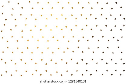 Dark Orange vector  shining triangular layout. Shining colorful illustration with triangles. Pattern for a brand book's backdrop.