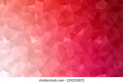 Dark Orange vector shining triangular backdrop. Polygonal abstract illustration with gradient. Polygonal design for your web site.