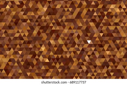 Dark Orange vector shining triangular background. Colorful illustration in abstract style with gradient. The completely new template can be used for your brand book.