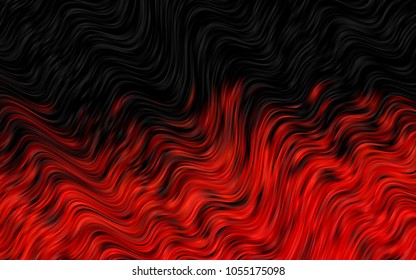 Dark Orange vector template with abstract lines. Colorful abstract illustration with gradient lines. A new texture for your  ad, booklets, leaflets.