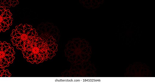 Dark Orange vector template with abstract forms. Simple design in abstract style with gradient forms. Background for cell phones.