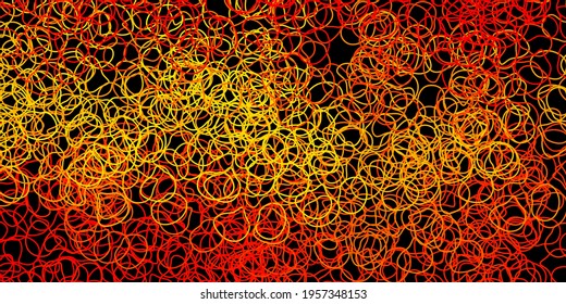 Dunkelorangefarbene Vektorvorlage mit abstrakten Formularen. Illustration mit bunten Formen im abstrakten Stil. Hintergrund für Mobiltelefone.