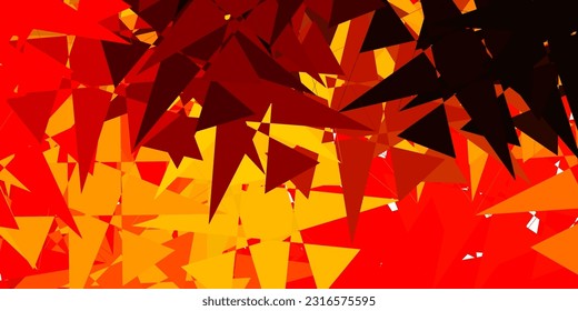 Dark Orange vector template with abstract forms. Colorful illustration with simple gradient shapes. Modern design for your ads.