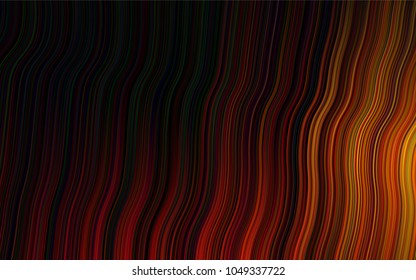 Dark Orange vector template with bubble shapes. Geometric illustration in marble style with gradient.  Brand-new design for your ads, poster, banner.