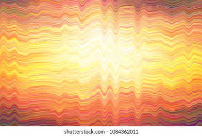 Dark Orange vector template with bubble shapes. A sample with blurred bubble shapes. A new texture for your  ad, booklets, leaflets.