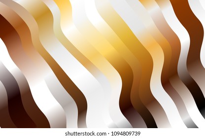 Dark Orange vector template with bubble shapes. Shining crooked illustration in marble style. A completely new marble design for your business.