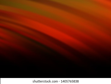 Dark Orange vector template with bubble shapes. Shining illustration, which consist of blurred lines, circles. New composition for your brand book.