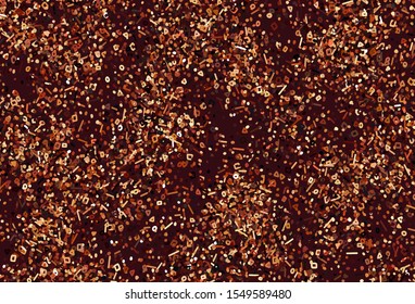 Dark Orange vector template with chaotic shapes. Colorful chaotic forms with gradient in modern style. Modern design for your business card.