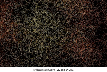 Plantilla vectorial de color naranja oscuro con formas caóticas. Ilustración simple y colorida con formas abstractas de gradiente. Diseño moderno para su tarjeta de visita.