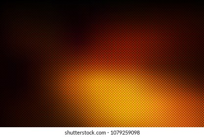 Dark Orange vector template with circles. Glitter abstract illustration with blurred drops of rain. New design for ad, poster, banner of your website.