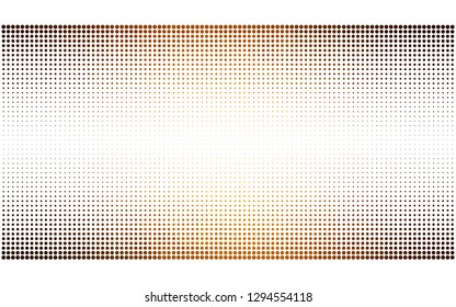 Dark Orange vector  template with circles. Beautiful colored illustration with blurred circles in nature style. Design for poster, banner of websites.