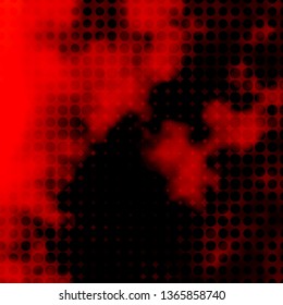 Dark Orange vector template with circles. Abstract illustration with colorful spots in nature style. Pattern for business ads.