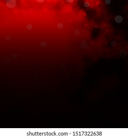 Dark Orange vector template with circles. Modern abstract illustration with colorful circle shapes. Pattern for websites.