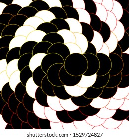 Dark Orange vector template with circles. Abstract illustration with colorful spots in nature style. Pattern for wallpapers, curtains.
