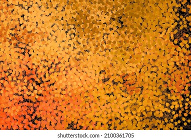 Dark Orange vector template with circles. Illustration with set of shining colorful abstract circles. Pattern for beautiful websites.
