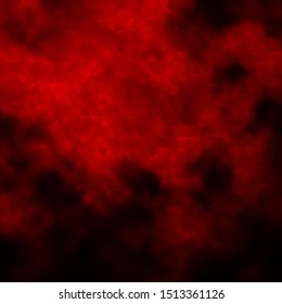 Dark Orange vector template with crystals, triangles. Glitter abstract illustration with triangular shapes. Pattern for commercials.