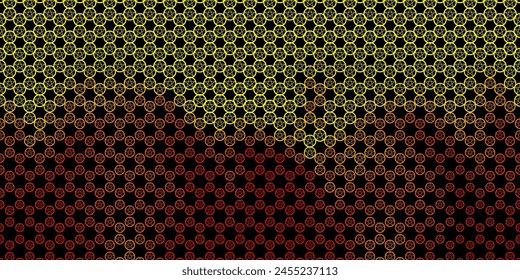 Dark Orange vector template with esoteric signs. Retro design in abstract style with witchcraft forms. Simple base for your occult design.