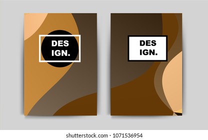 Dark Orange vector template for landing pages. Glitter abstract design concept with text box. Pattern can be used as a template for calendars.