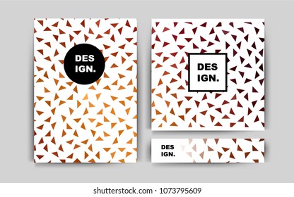 Dark Orange vector template for landing pages. Beautiful colored sample in A4 size. The pattern can be used for any ad, booklets.