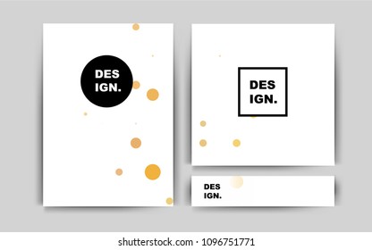 Dark Orange vector template for landing pages. Blurred decorative design in abstract style with textbox. Pattern can be used as a template for calendars.
