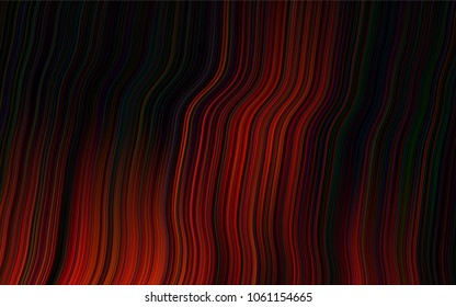 Dark Orange vector template with lava shapes. An elegant bright illustration with gradient. A completely new marble design for your business.