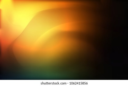 Dark Orange vector template with lava shapes. Brand-new colored illustration in marble style with gradient. The template for cell phone backgrounds.
