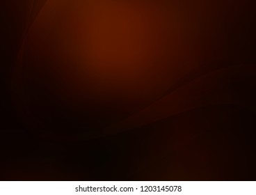 Dark Orange vector template with lines, ovals. Brand new colored illustration in marble style with gradient. The best blurred design for your business.