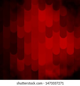 Dark Orange vector template with lines. Repeated lines on abstract background with gradient. Pattern for websites, landing pages.