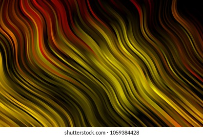 Dark Orange vector template with liquid shapes. Brand-new colored illustration in marble style with gradient. A completely new marble design for your business.