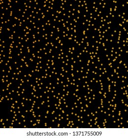 Dark Orange vector template with neon stars. Blur decorative design in simple style with stars. Best design for your ad, poster, banner.