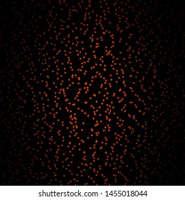 Dark Orange vector template with neon stars. Colorful illustration in abstract style with gradient stars. Design for your business promotion.