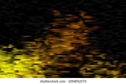 Dark Orange vector template with repeated sticks. Decorative shining illustration with lines on abstract template. Best design for your ad, poster, banner.