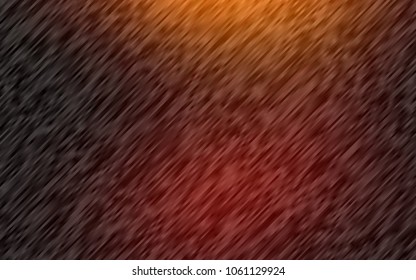 Dark Orange vector template with repeated sticks. Shining colored illustration with narrow lines. The pattern can be used as ads, poster, banner for commercial.